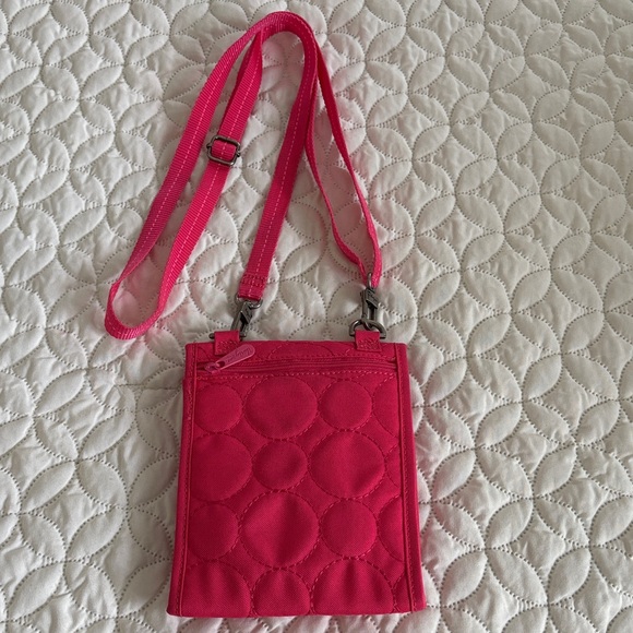 Thirty-One Vibrant Pink Quilted Crossbody Bag - Picture 5 of 11